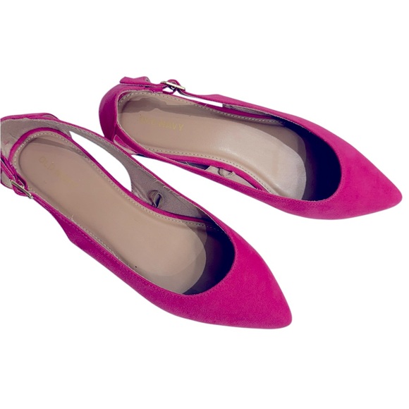 Sling Back Flat Pink Shoes Size 8 New - Picture 6 of 8